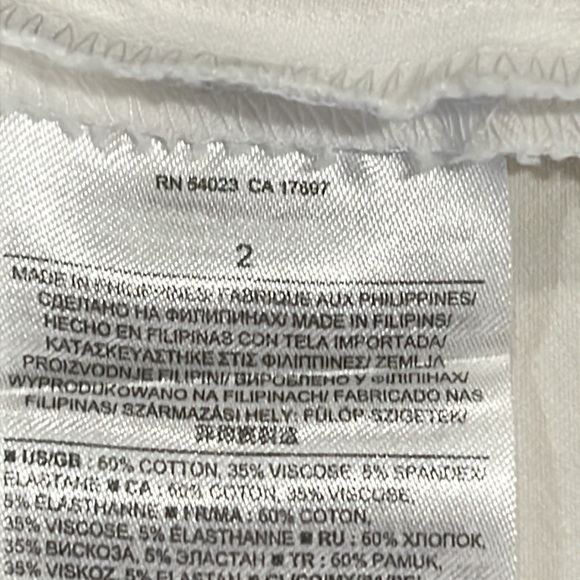 Banana Republic White Skirt Size 2 - Picture 7 of 8